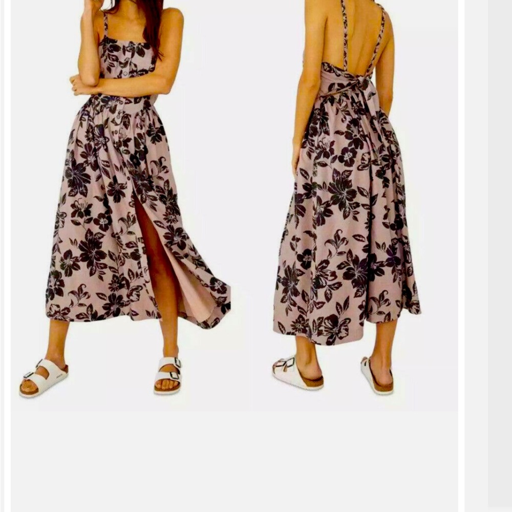 Free People Floral Maxi Dress